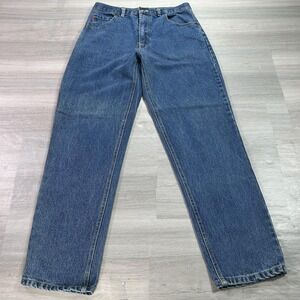 VINTAGE Bugle Boy Jeans Mens 34x32 (32x32) Blue Relaxed Straight Denim Pants 90s